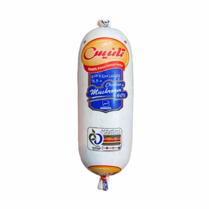 تانیس کالباس مرغ و قارچ ویژه کالیبر 60 % خانواده