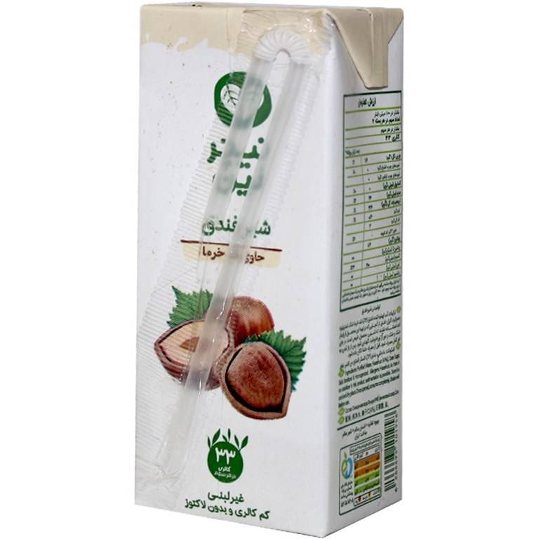 نیچرلین شیر فندق پاکتی 200گرم