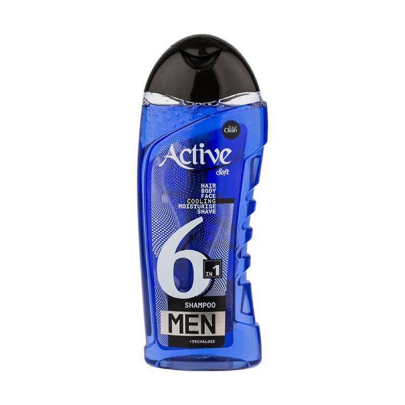 اکتیو شامپو بدن 6*1 آقایان 400گرم