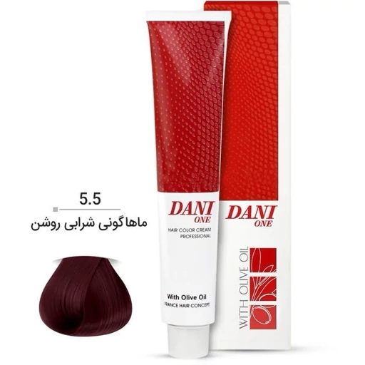 رنگ مو ماهاگونی شرابی روشن 5/5 دنی وان