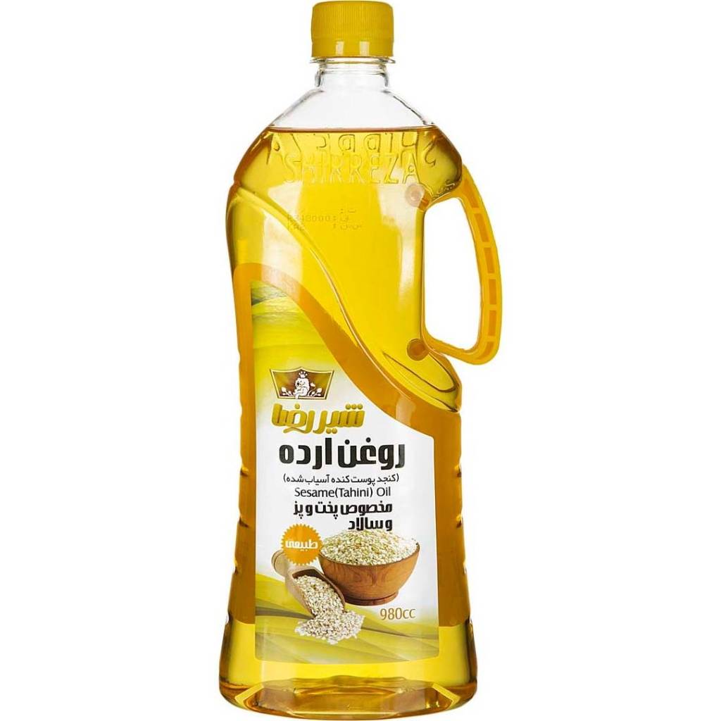 شیررضا روغن ارده 980میل (پخت وپز و سالاد)