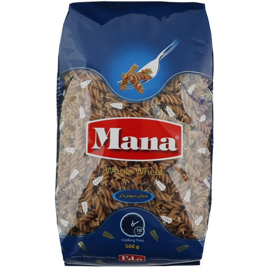 مانا فرمی مته سبوس دار 500 گرم 