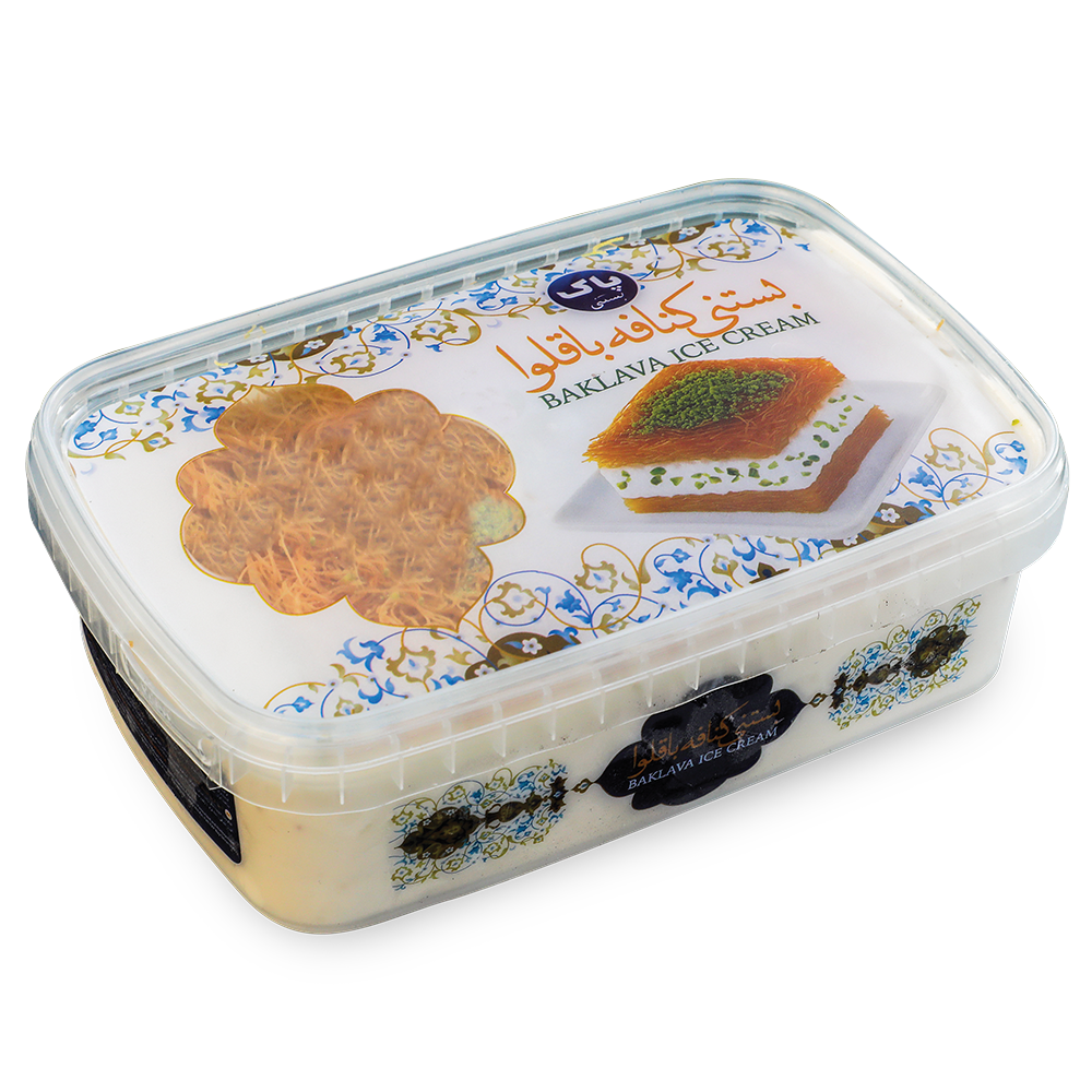 پاک بستنی کنافه باقلوا 