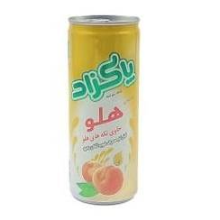 آبمیوه قوطی هلو 240میل پاکزاد