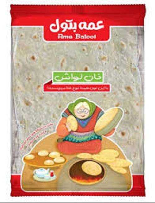 عمه بتول نان لواش حبابدار 300 گرم