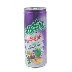 آبمیوه قوطی تروپیکال 240میل پاکزاد